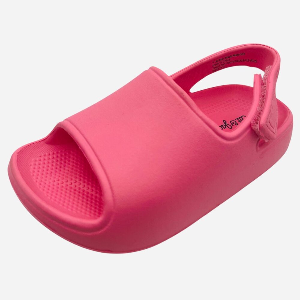 Toddler Girls' Beck Footbed Sandals Hook & Loop Cat & Jack Size 7